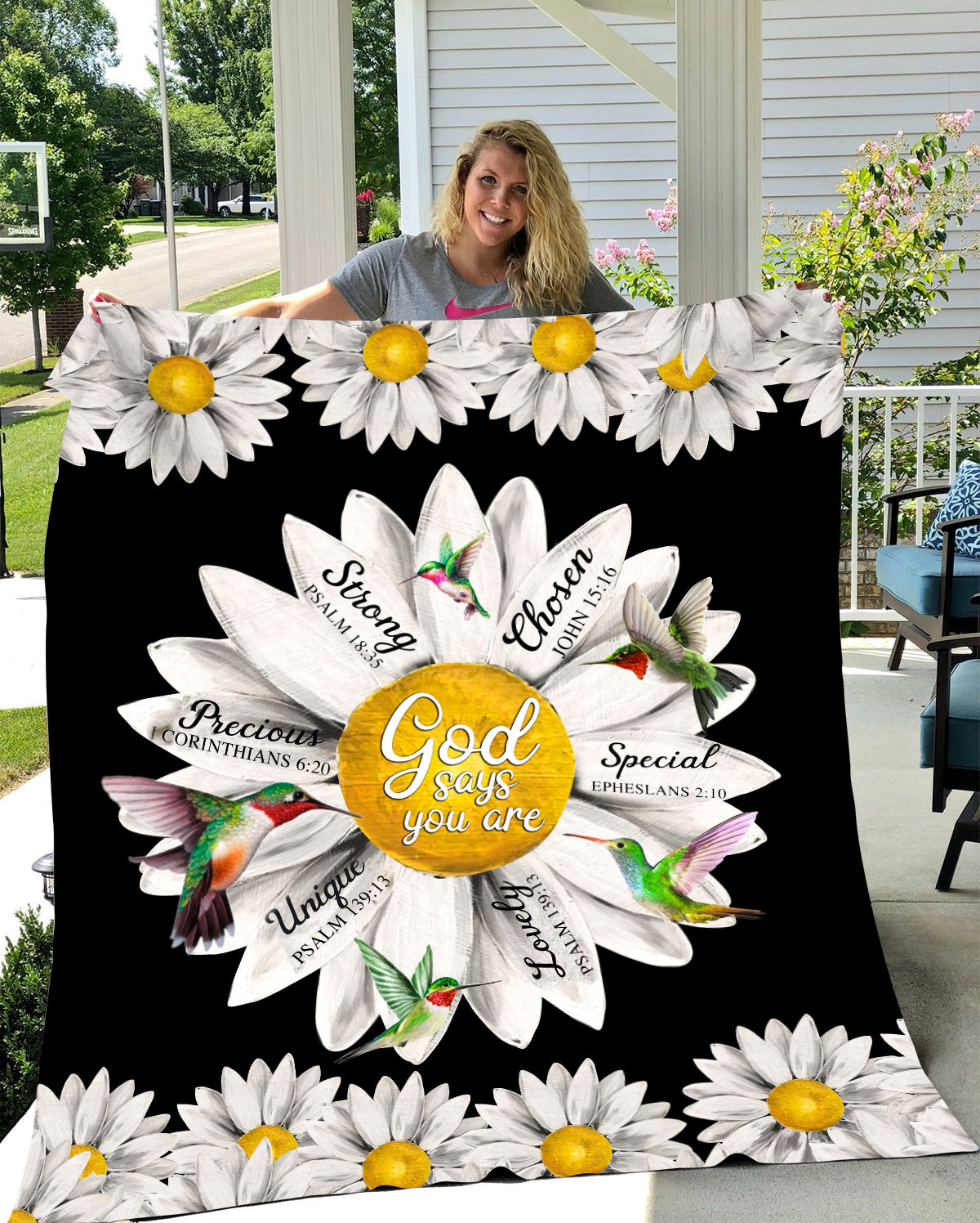 Soulful Comfort: 'God Says You Are' Blanket – Embrace Divine Warmth!