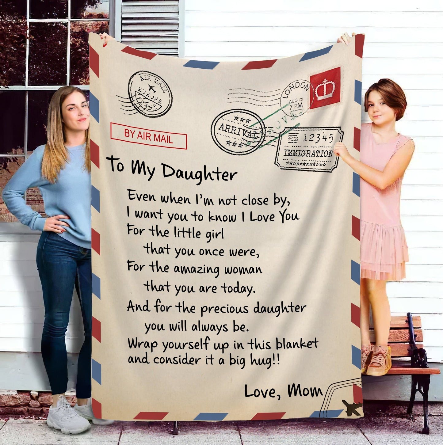 To My Daughter Blanket - From Mom