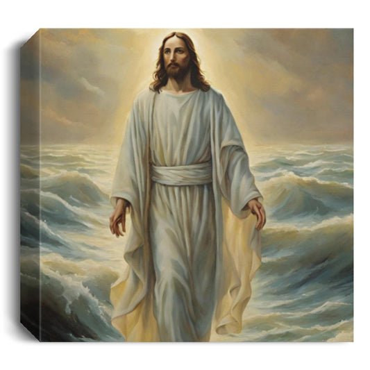 Jesus Walks on Water - Canvas Wall Art