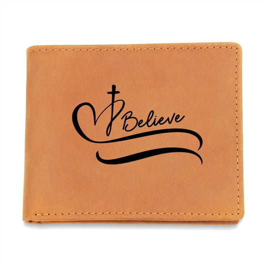 Believe- Men's Leather Wallet