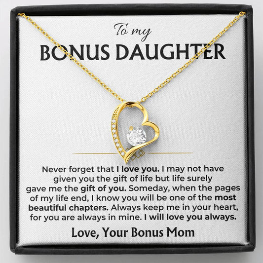 To My Bonus Daughter - Personalized Forever Love Gift Set